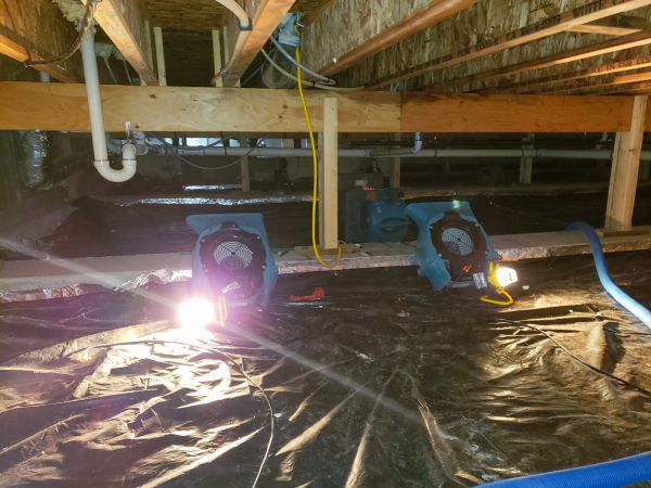 Crawlspace Water Removal in Panama City Beach