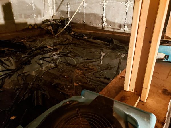 Crawlspace Water Cleanup in Panama City Beach